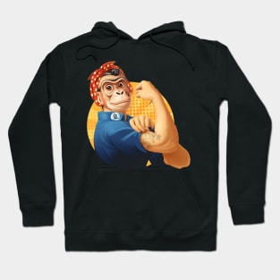 Rosie The Strong Chimp Hoodie